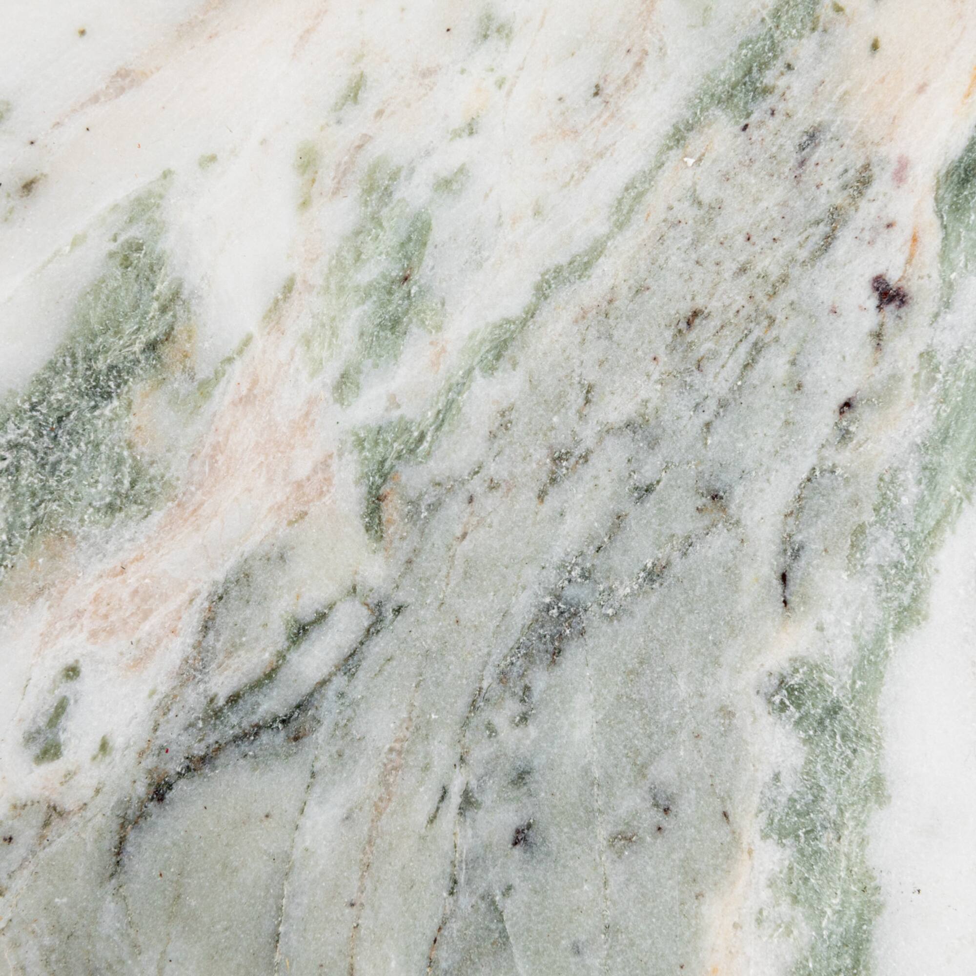Hello Honey 12" x 8" Green Marble Cutting Board with Knife